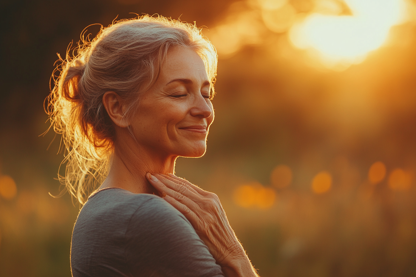 Люди зрілого віку в стані глибокої релаксації